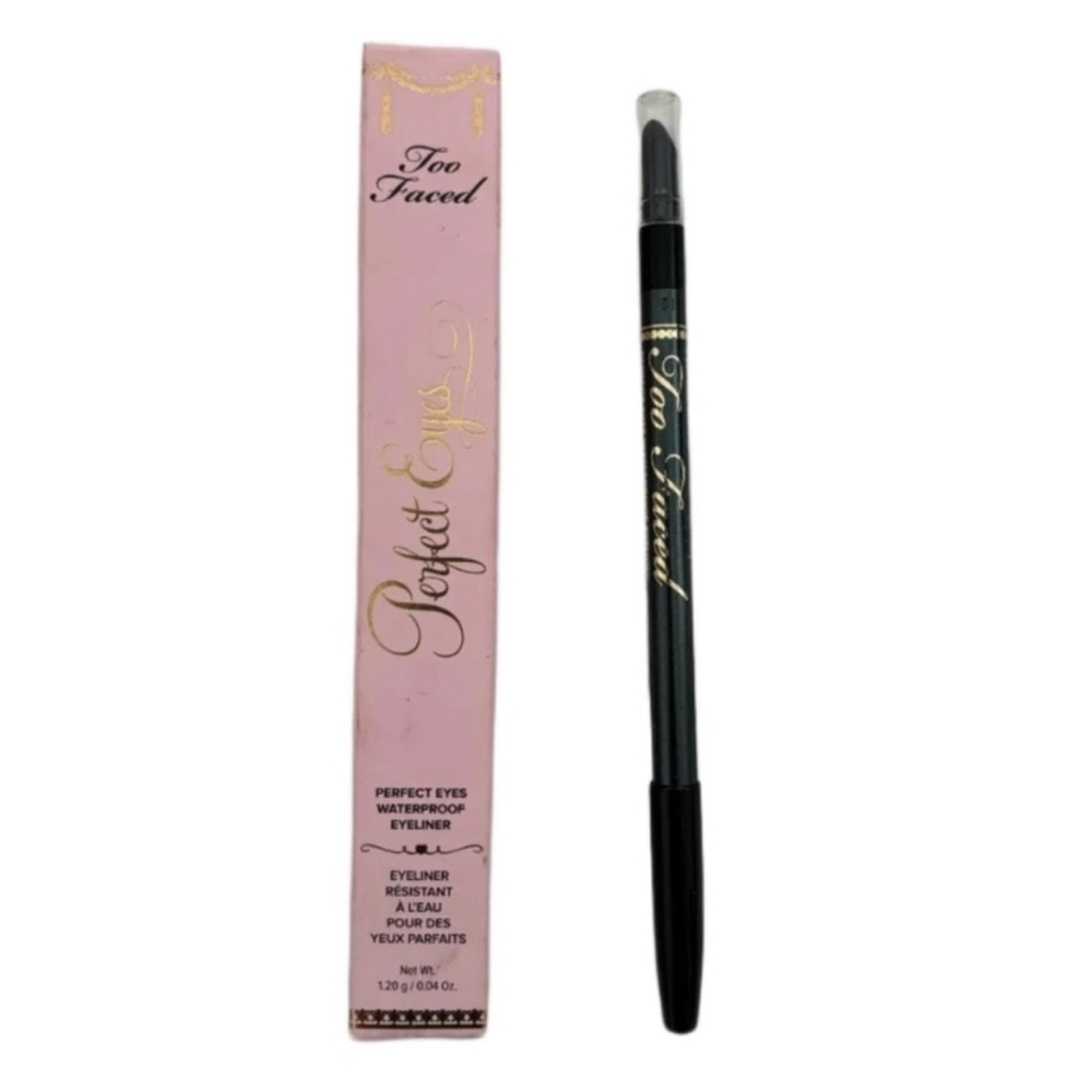 Lot of 2 “Too Faced” RARE Perfect‎ Eyes Eyeliner—Perfect Navy/Perfect Peacock